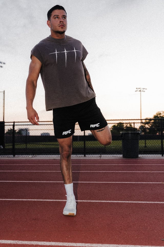 The Prize "Warrior Cut" Tee in Grey