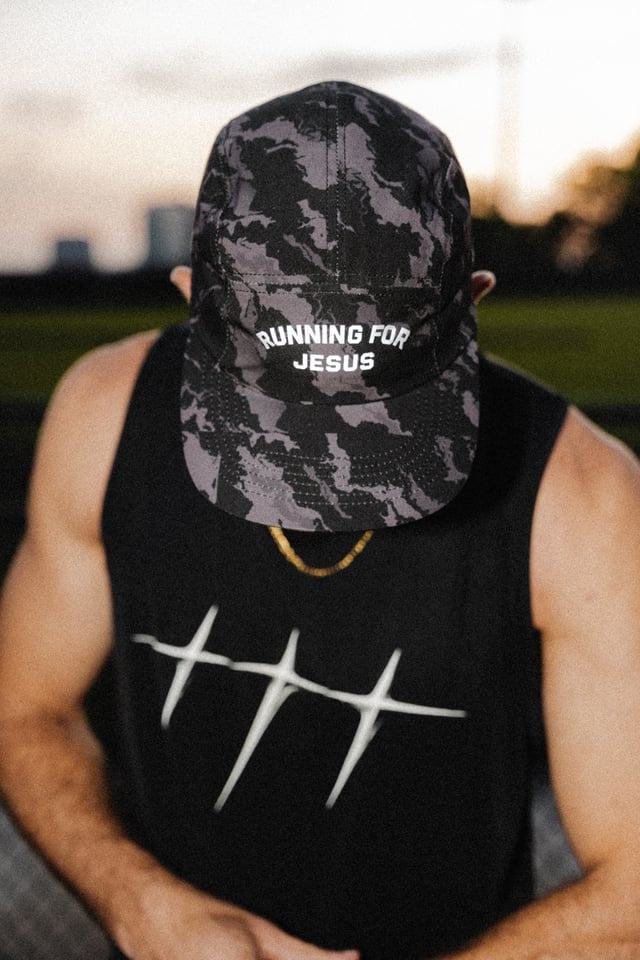 The Calling "Endurance" Cap in Black Camo