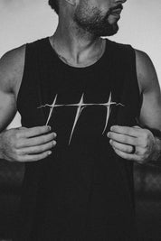 The Prize "Mesh" Tank in Black