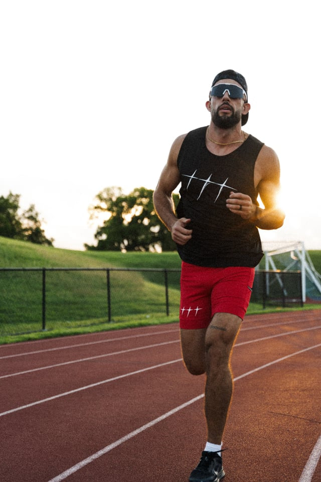 The Prize "Mesh" Tank in Black