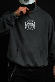 Storm of Deliverance "Faded" Hoodie in Gray