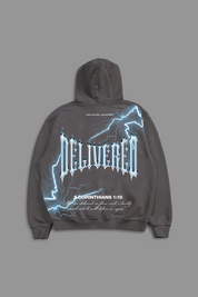 Storm of Deliverance "Faded" Hoodie in Gray