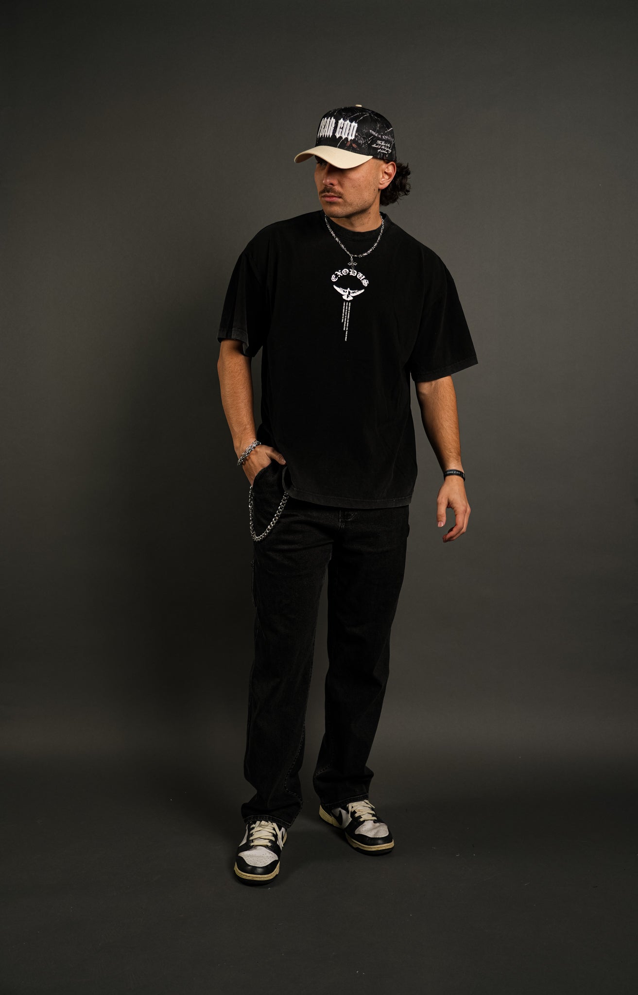 Exodus "Faded" Tee in Black