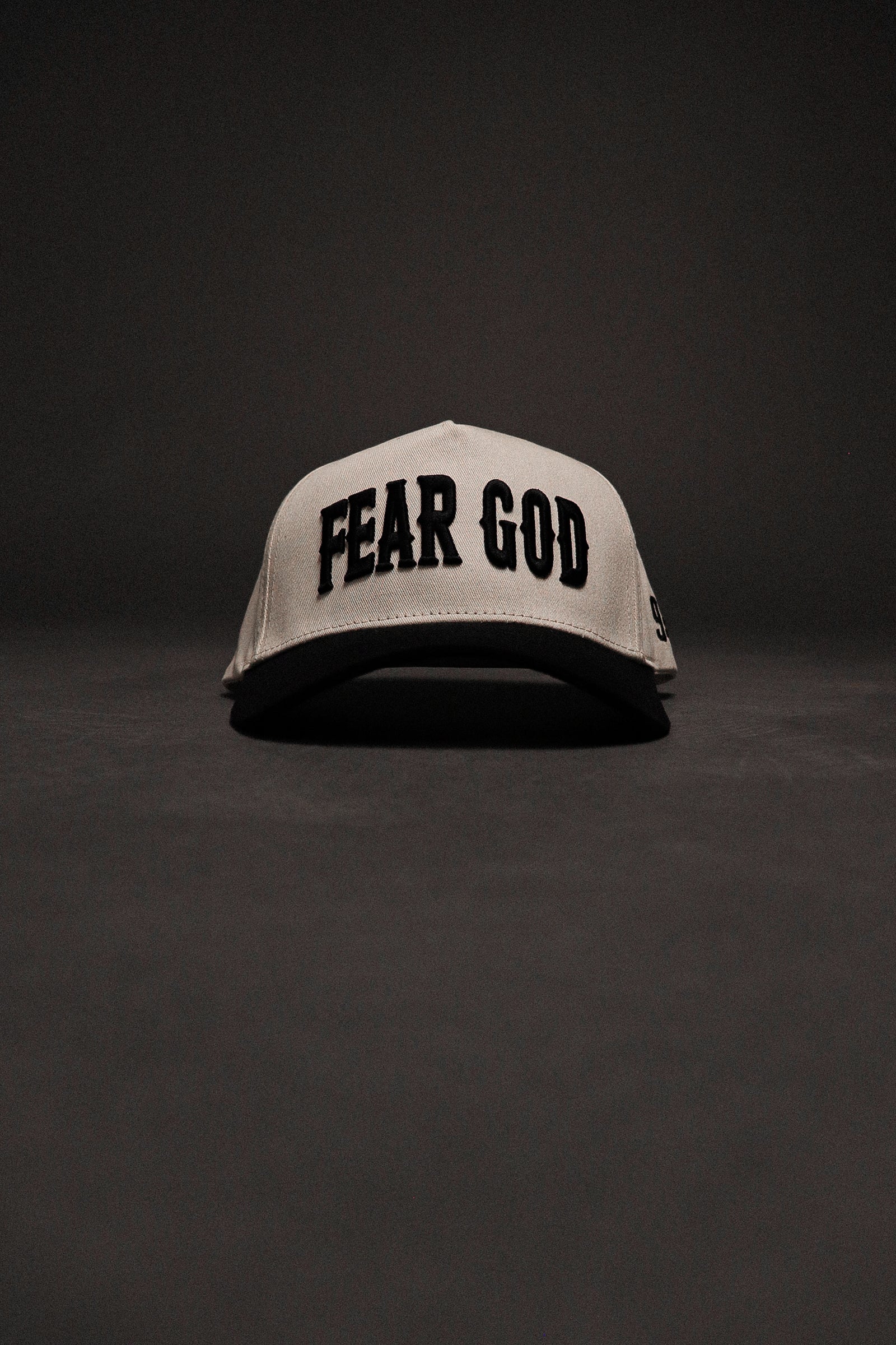 Fear God 5 Panel Hat in Natural/Black
