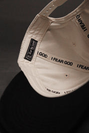 Fear God 5 Panel Hat in Natural/Black