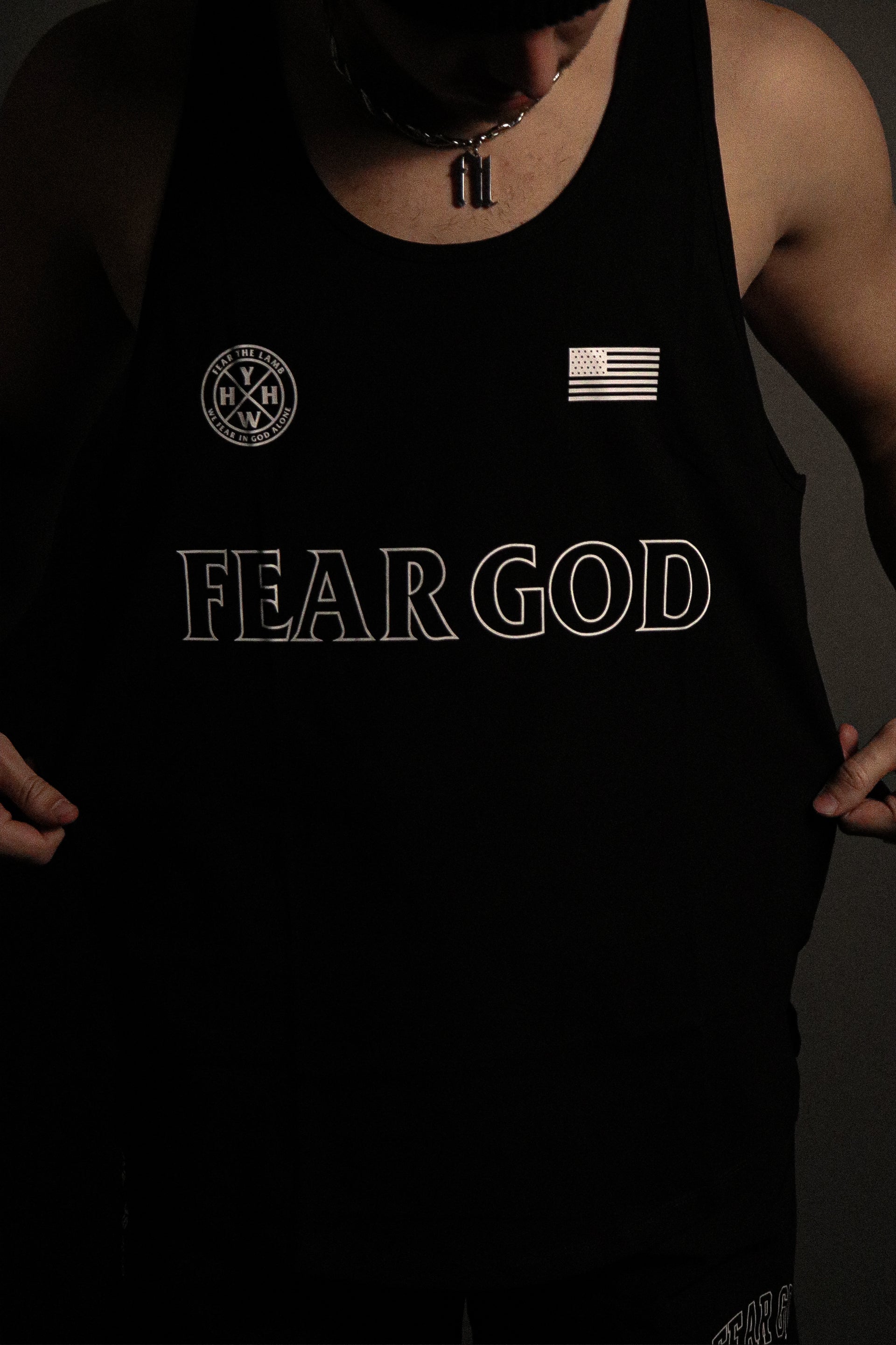 FEAR GOD TANK IN BLACK