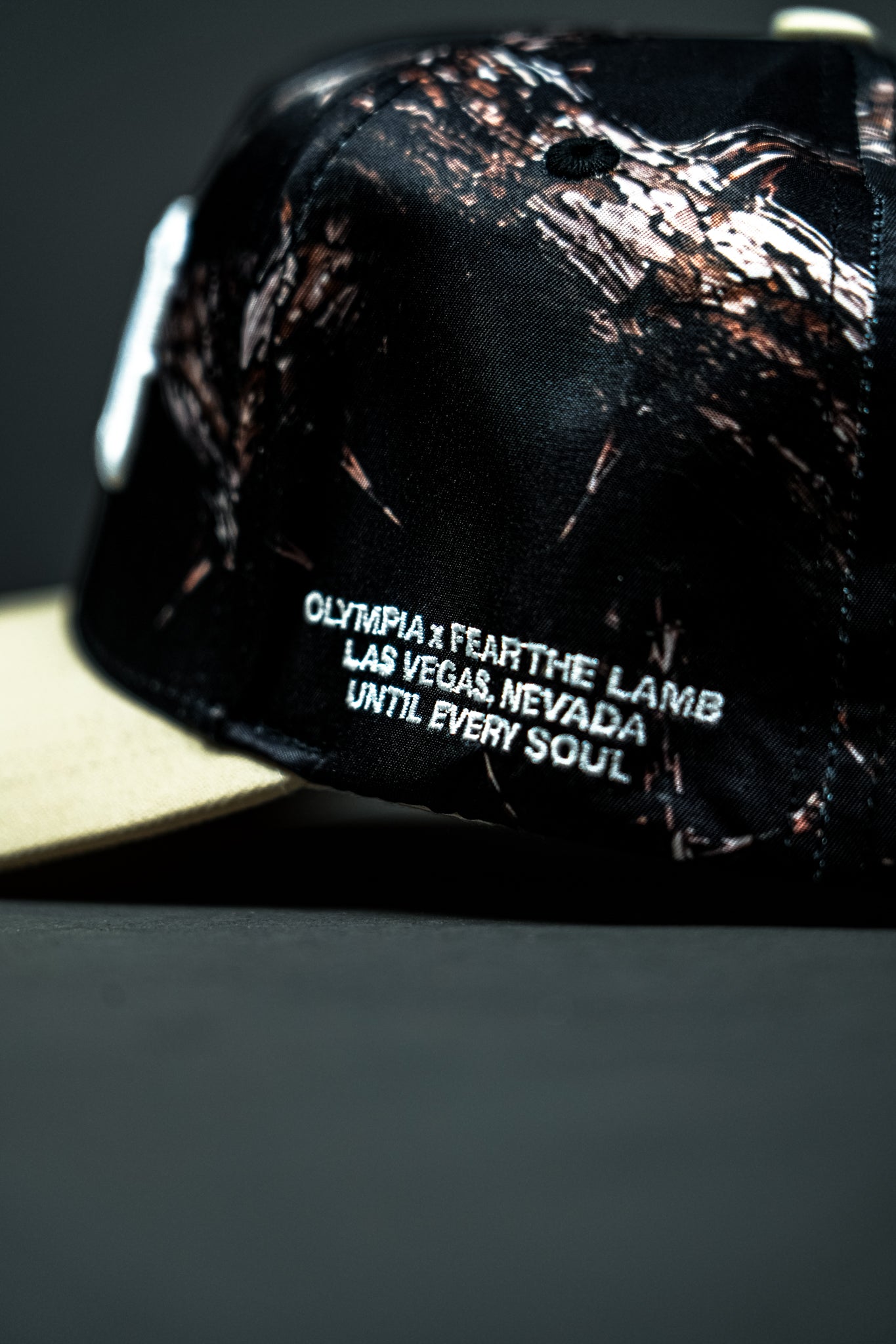 Fear God Hat in Pierced Camo