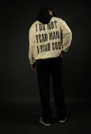 Fear No Man "Premium" Sweatshirt in Two Tone Cream