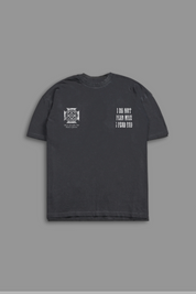 Fear No Man "Faded" Tee in Gray