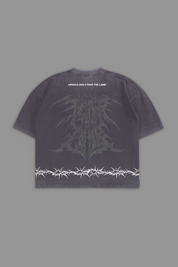 Fear the Lamb "Mid Length" Tee in Gray