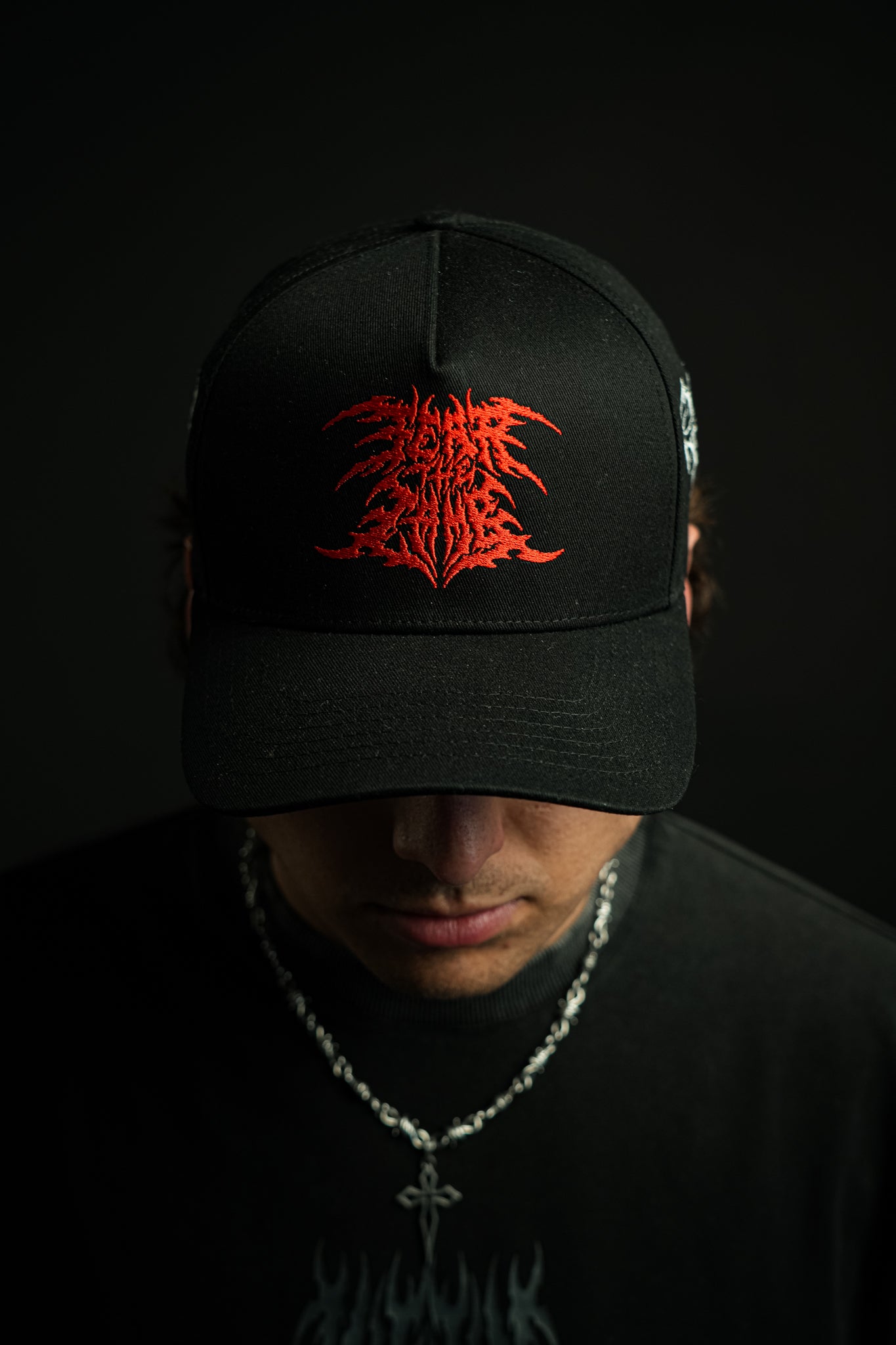 Fear the Lamb 5 Panel Hat in Black