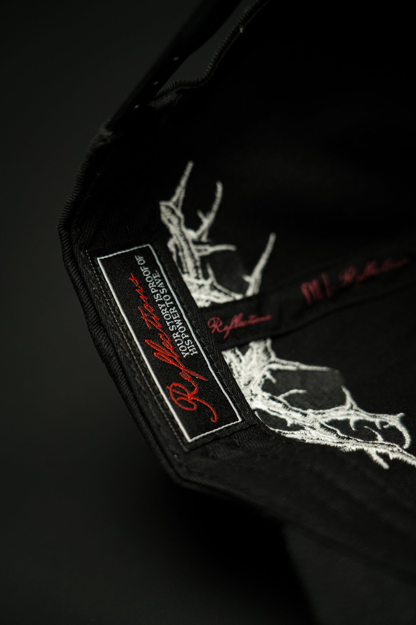 Fear the Lamb 5 Panel Hat in Black