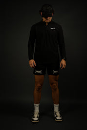 Fear the Lamb "Active" Quarter Zip in Black