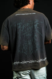 Fear the Lamb "Mid Length" Tee in Gray