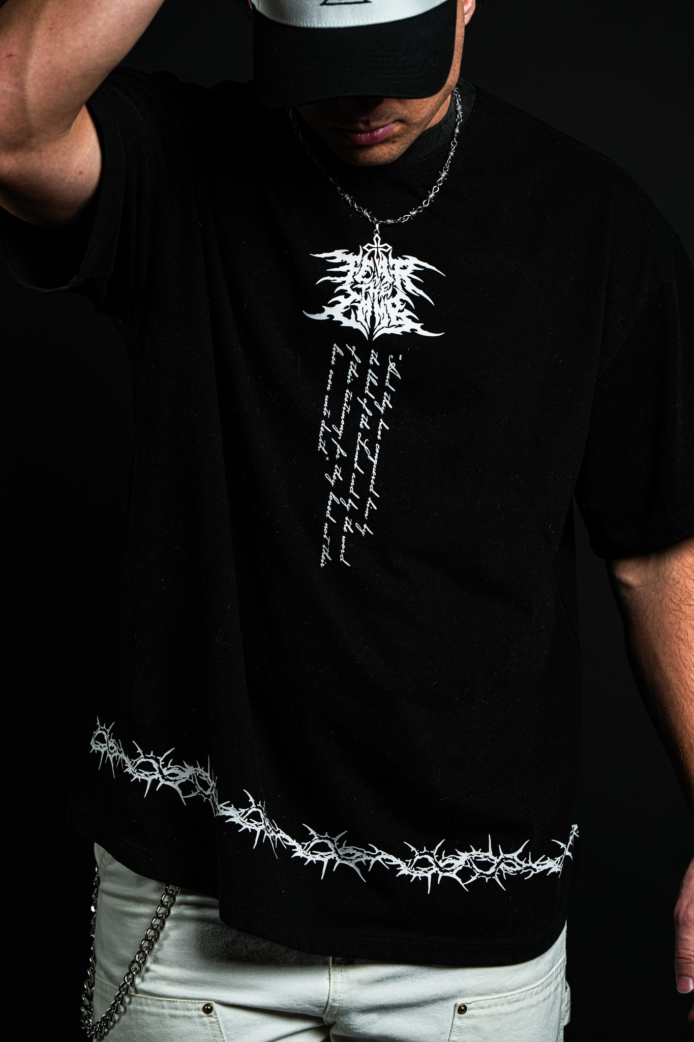 Reflections "Faded" Tee in Black