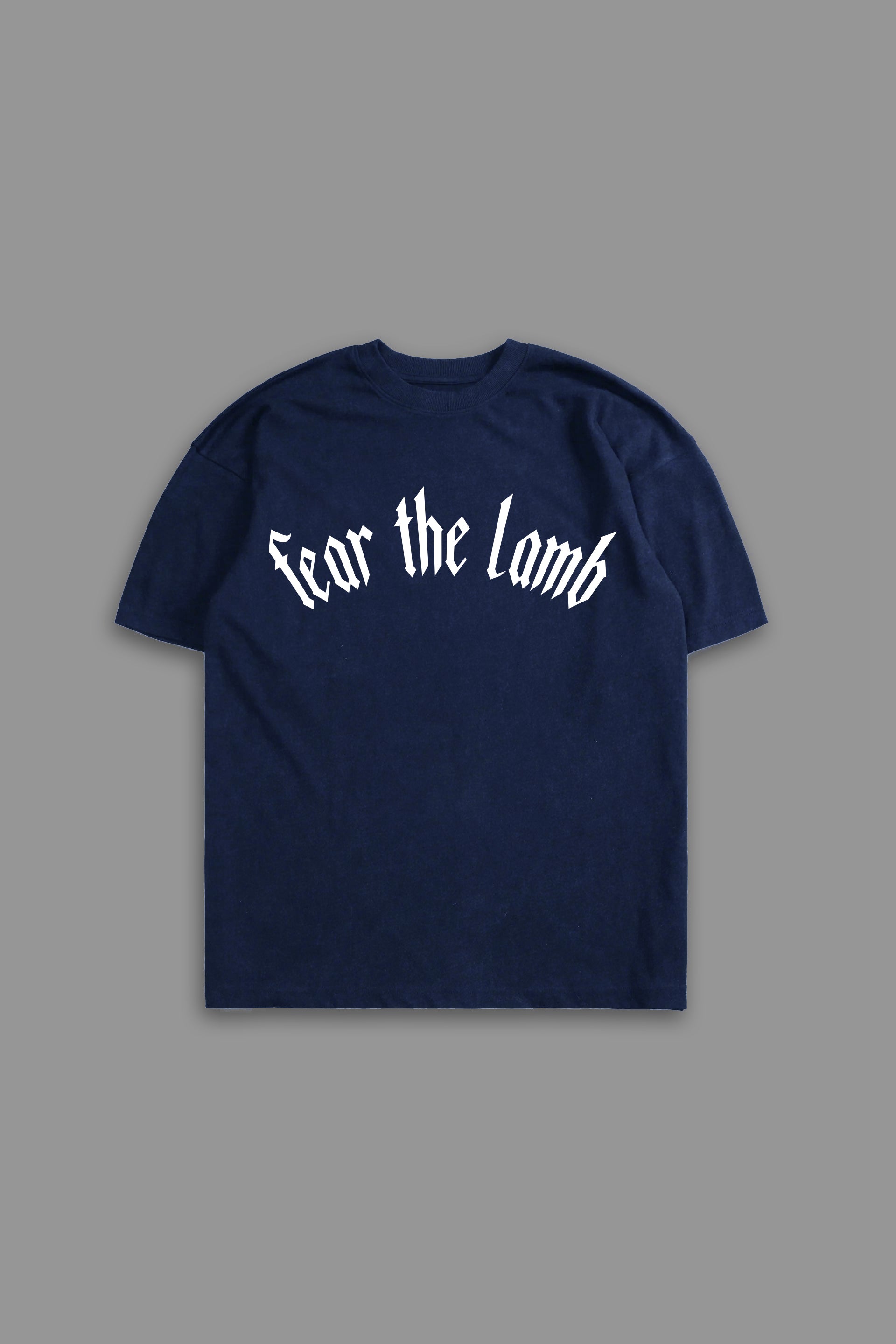 Fear the Lamb "PREMIUM" Tee in Stone Blue