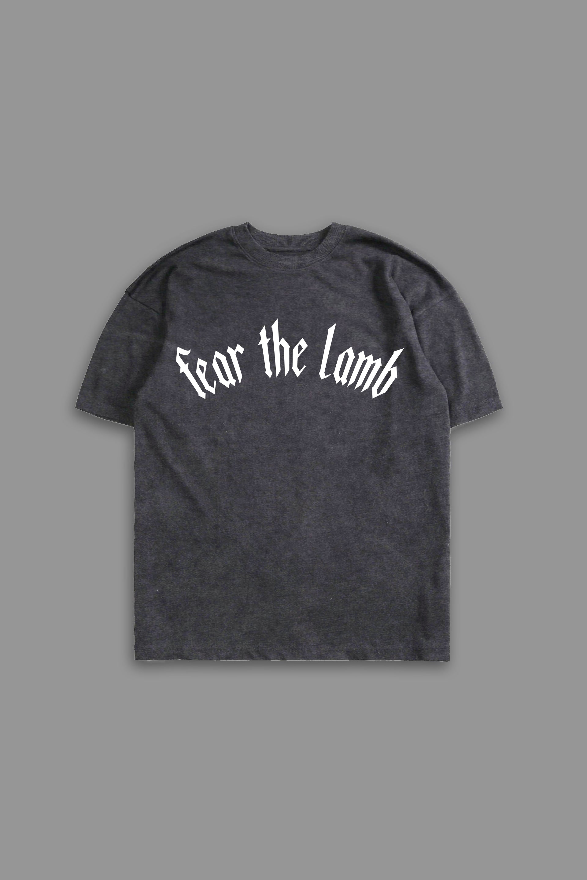 Fear the Lamb "PREMIUM" Tee in Vintage Black
