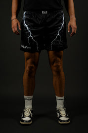 God's Gym "Patch" Mesh Shorts in Black