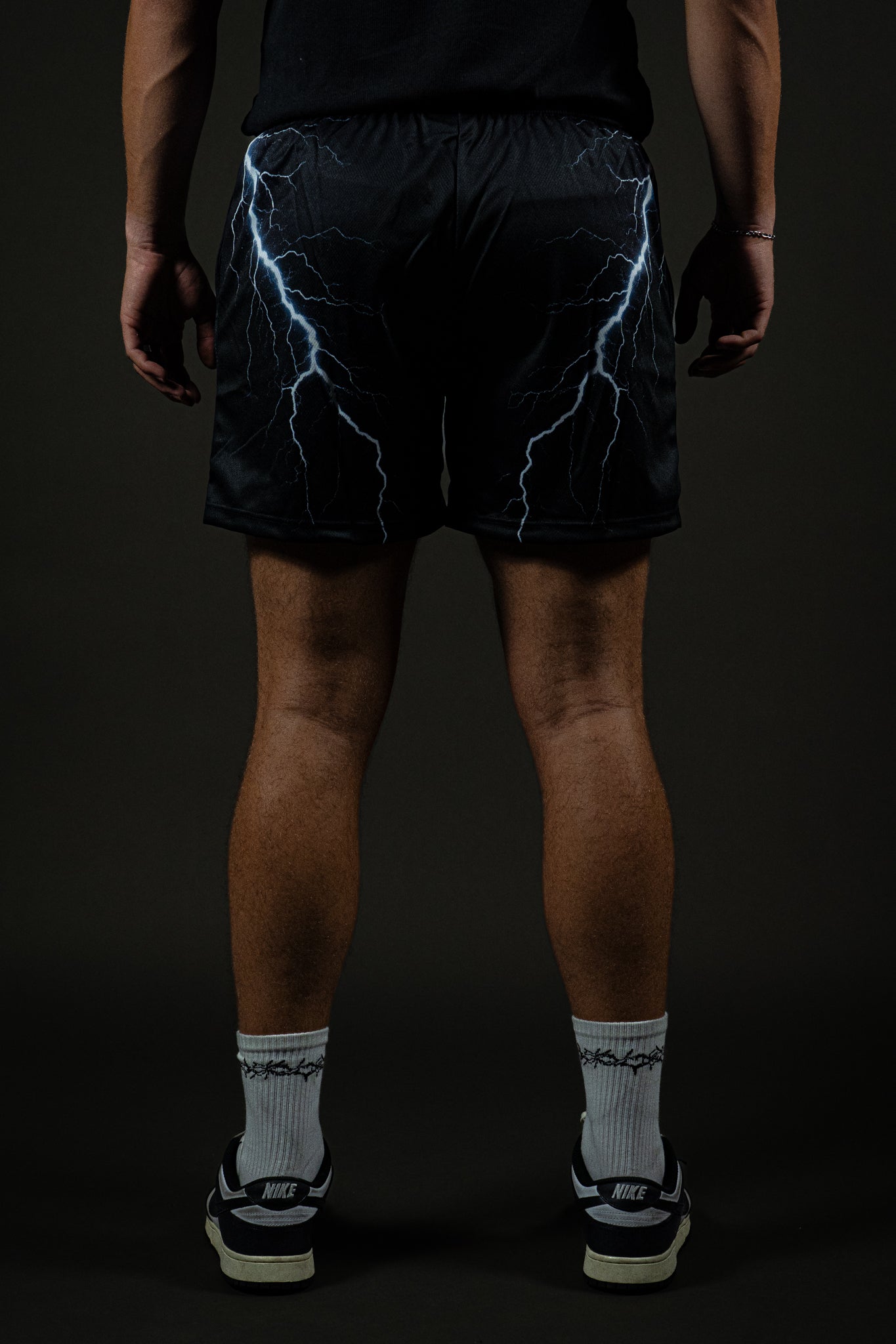 God's Gym "Patch" Mesh Shorts in Black