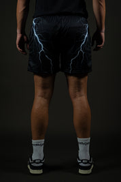 God's Gym "Patch" Mesh Shorts in Black