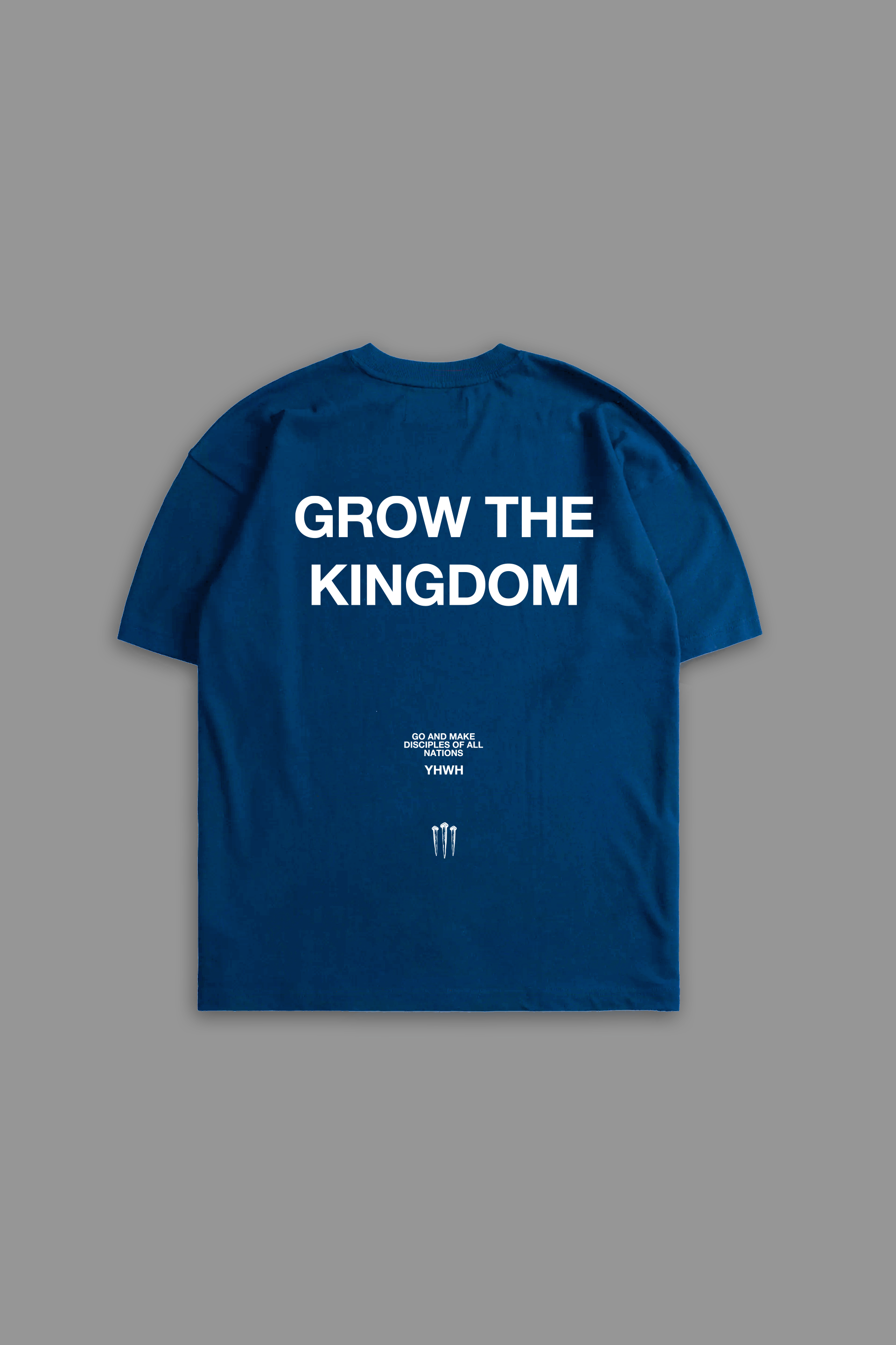 Grow the Kingdom “Cotton” Tee in Blue