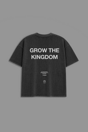 Grow the Kingdom “Waffle” Tee in Vintage Black