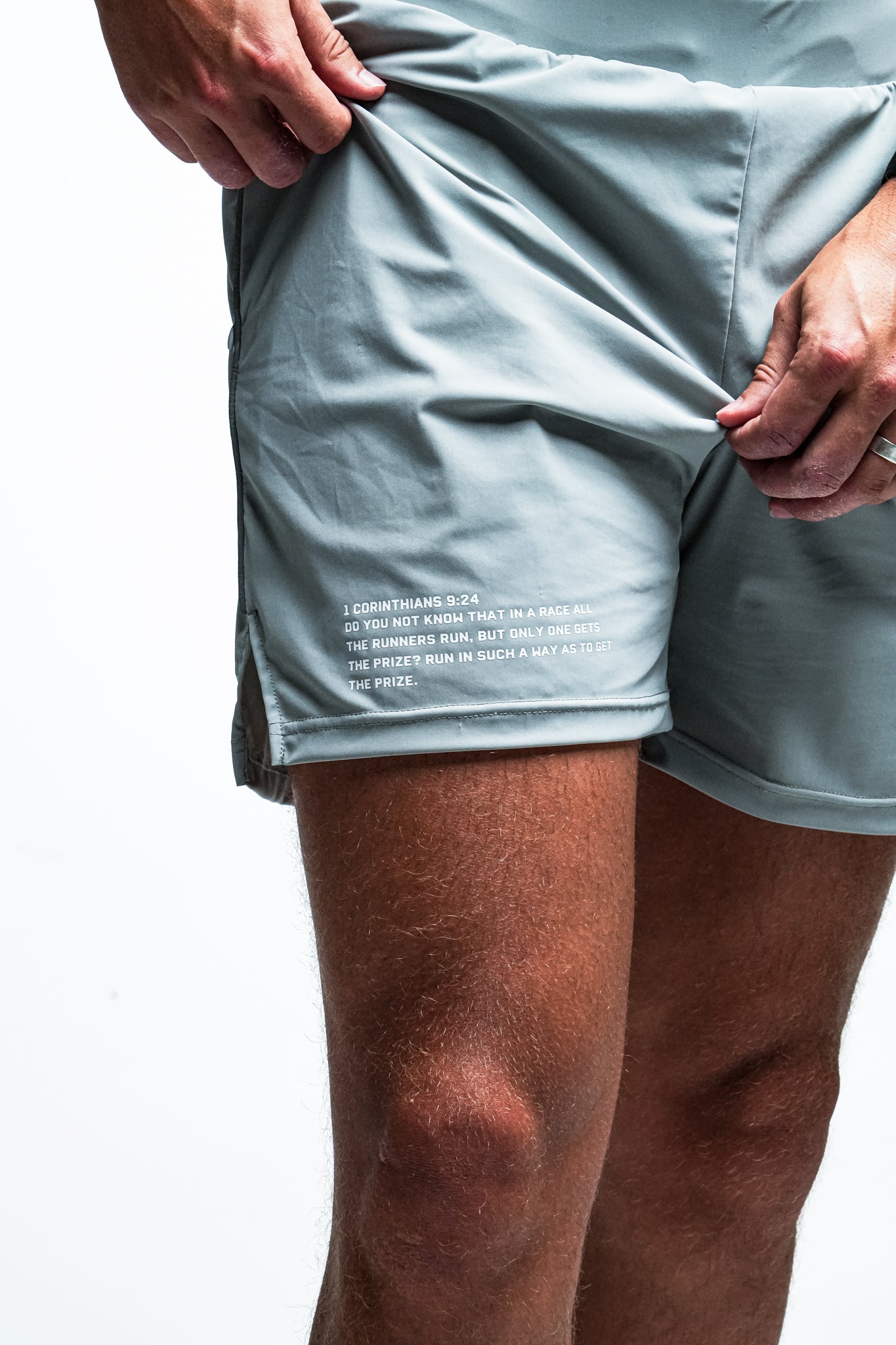 Run the Race "Performance" Shorts in Grey