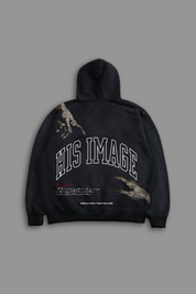 His Image "Faded" Hoodie in Black - Arnold 2026