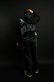 His Image "Faded" Hoodie in Black - Arnold 2026