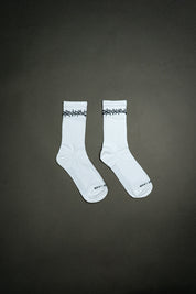 Crown of Thorns Classic Socks in White