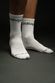Crown of Thorns Classic Socks in White