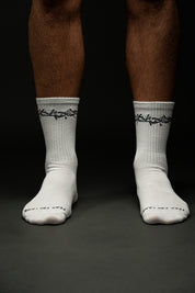 Crown of Thorns Classic Socks in White