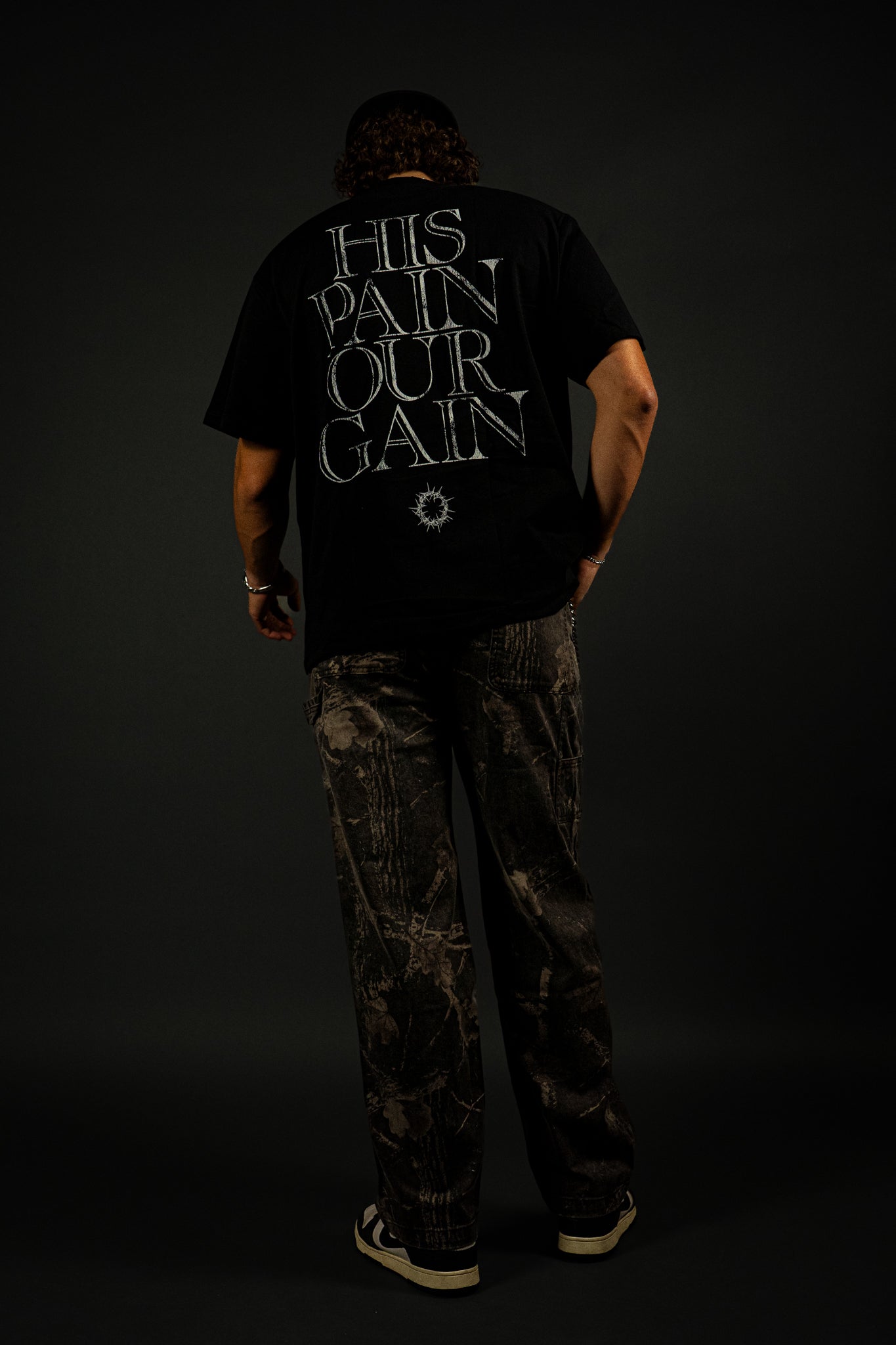 His Pain Our Gain "Premium" Tee in Black