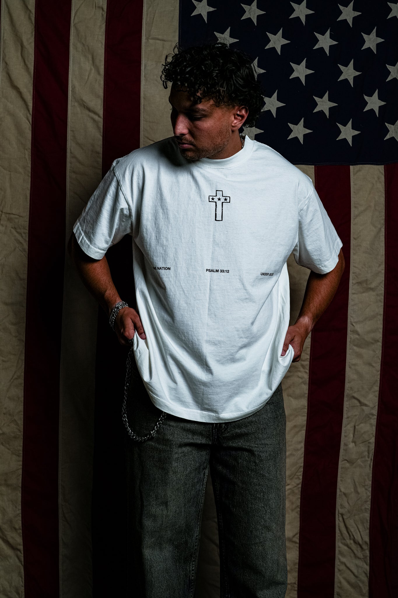 Blessed Nation "PREMIUM" Tee in White