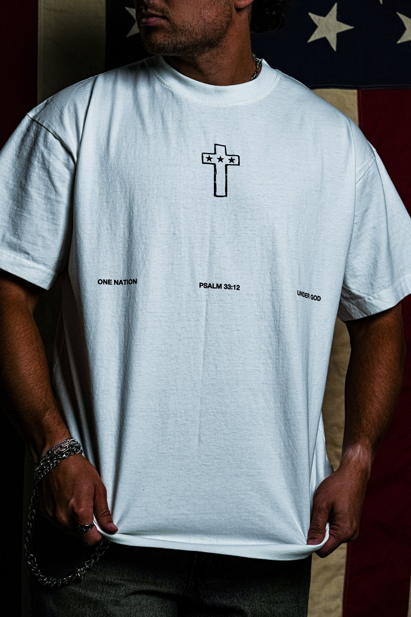 Blessed Nation "PREMIUM" Tee in White