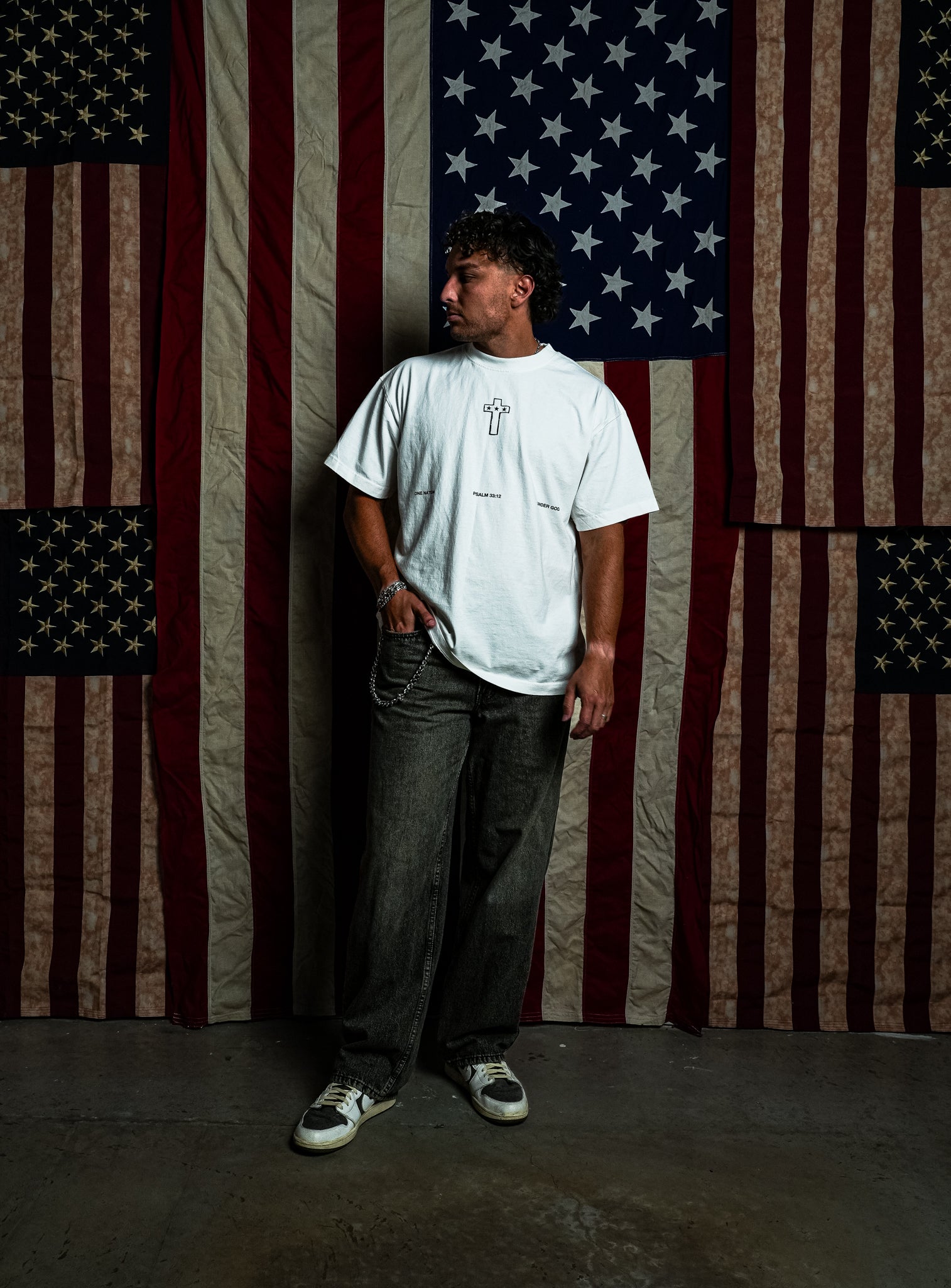 Blessed Nation "PREMIUM" Tee in White