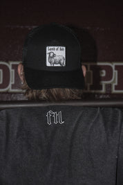 THE LAMB TRUCKER HAT IN BLACK