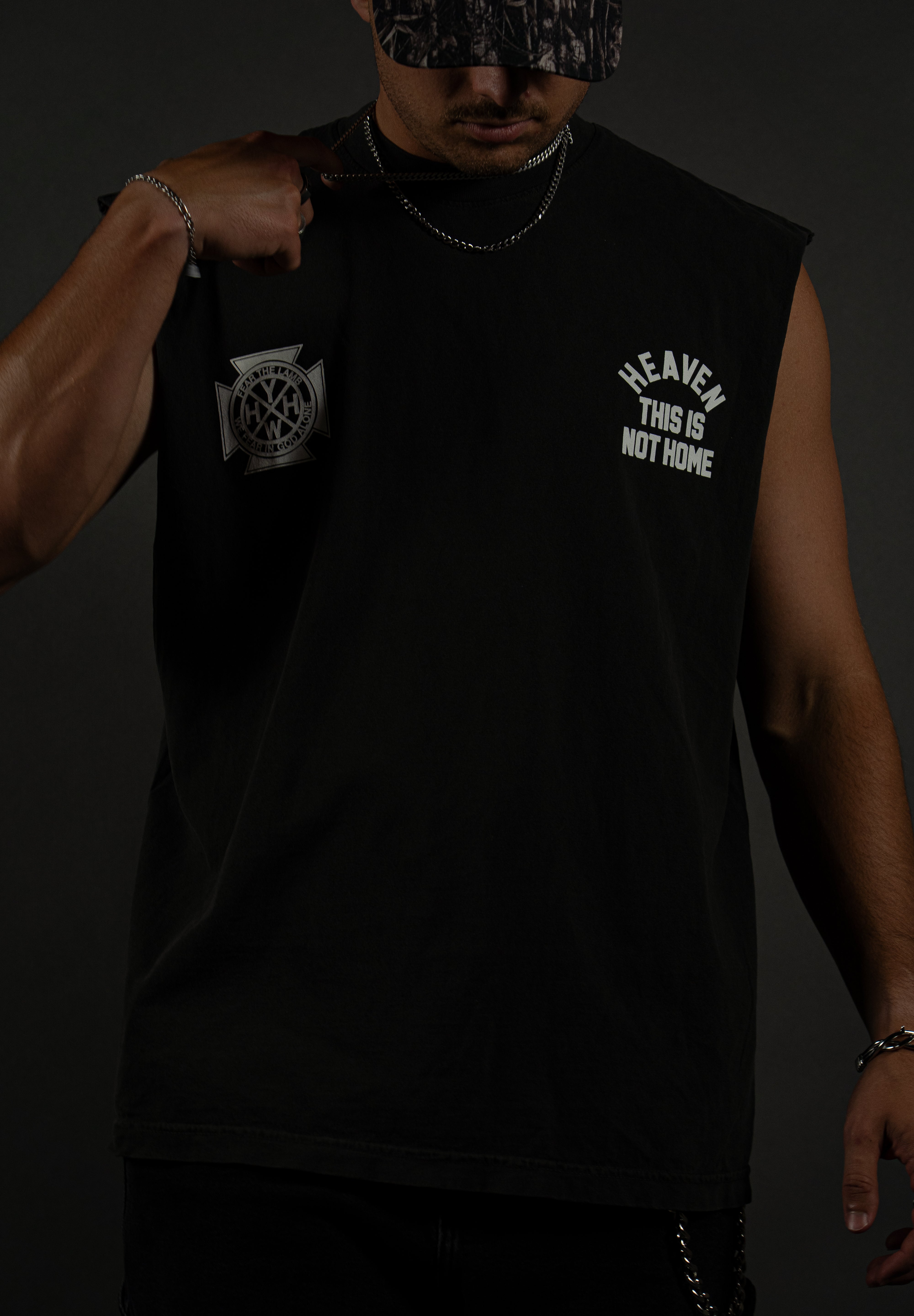 Heaven "PREMIUM" Cutoff in Vintage Black