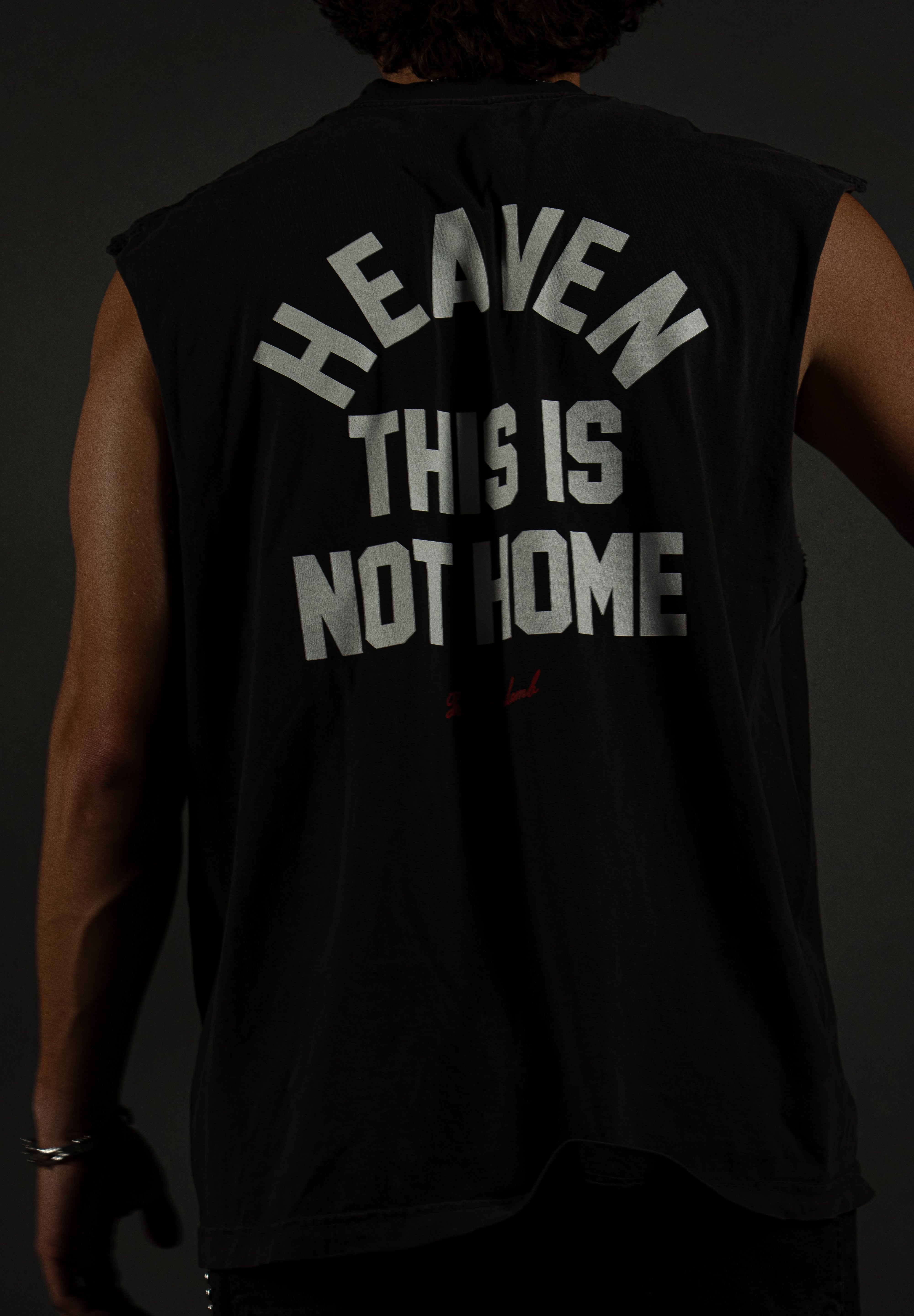 Heaven "PREMIUM" Cutoff in Vintage Black