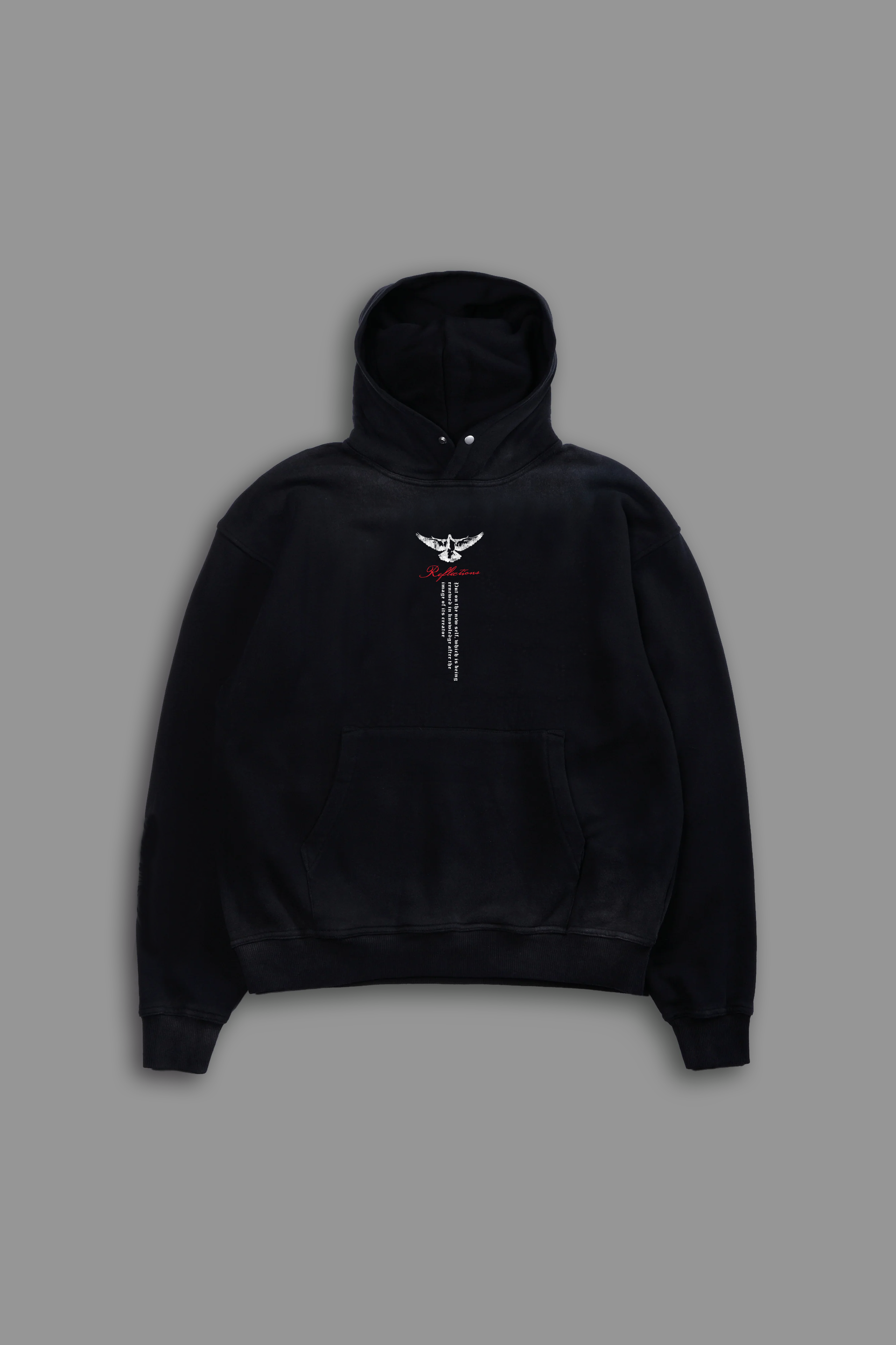 His Image "Faded" Hoodie in Black