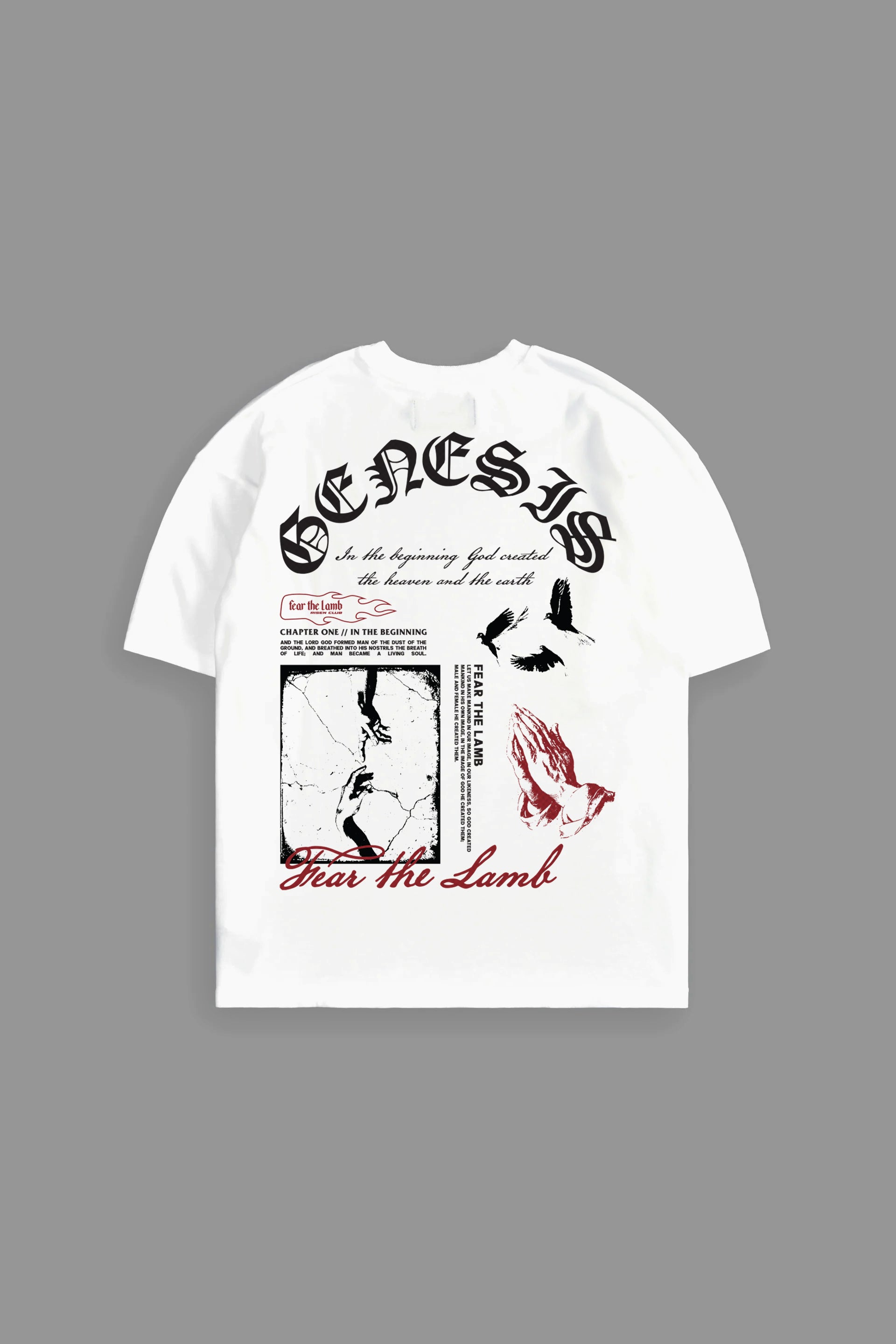 GENESIS "PREMIUM" TEE IN WHITE