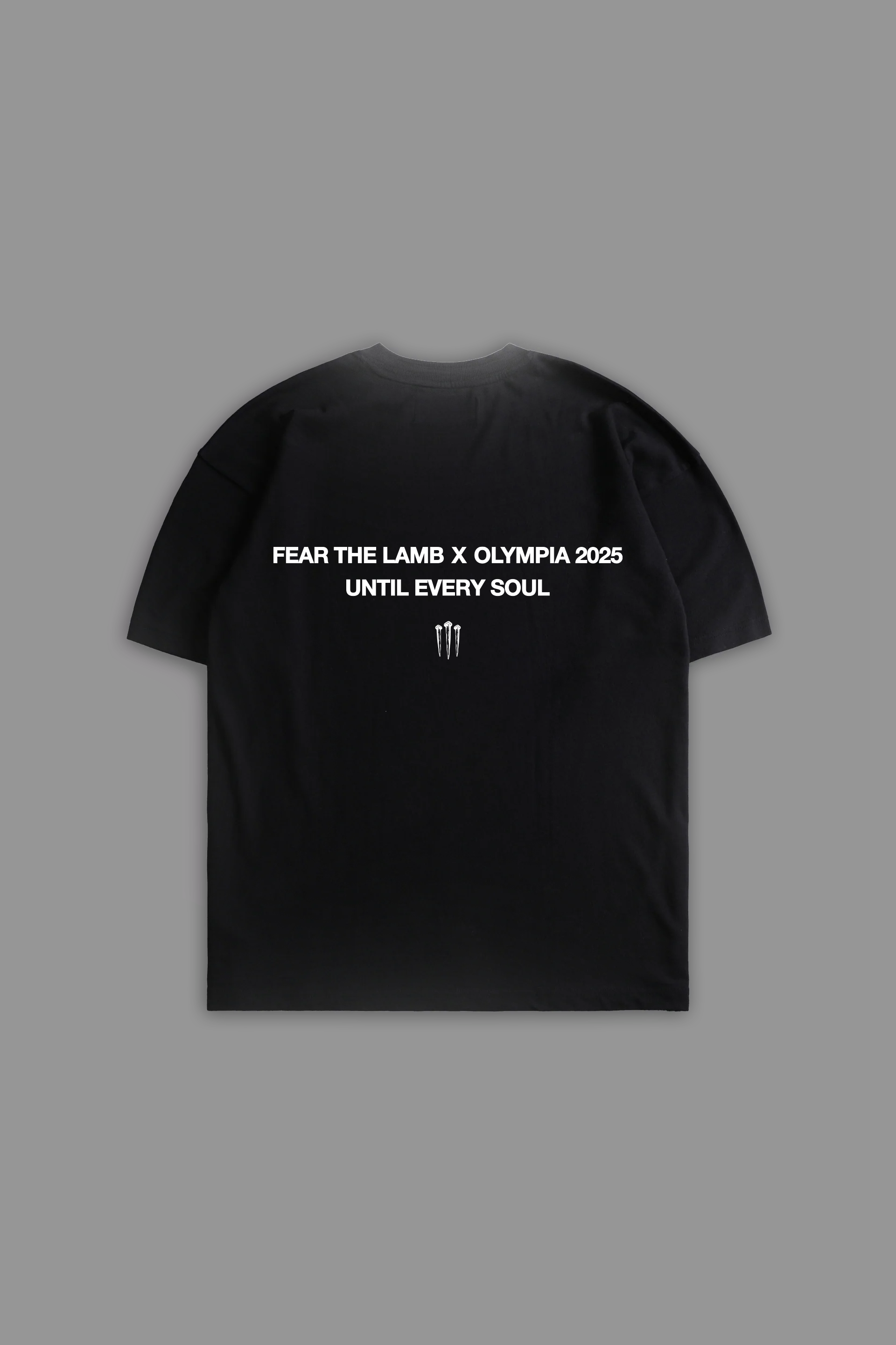 Jesus x Olympia "Faded" Tee in Black