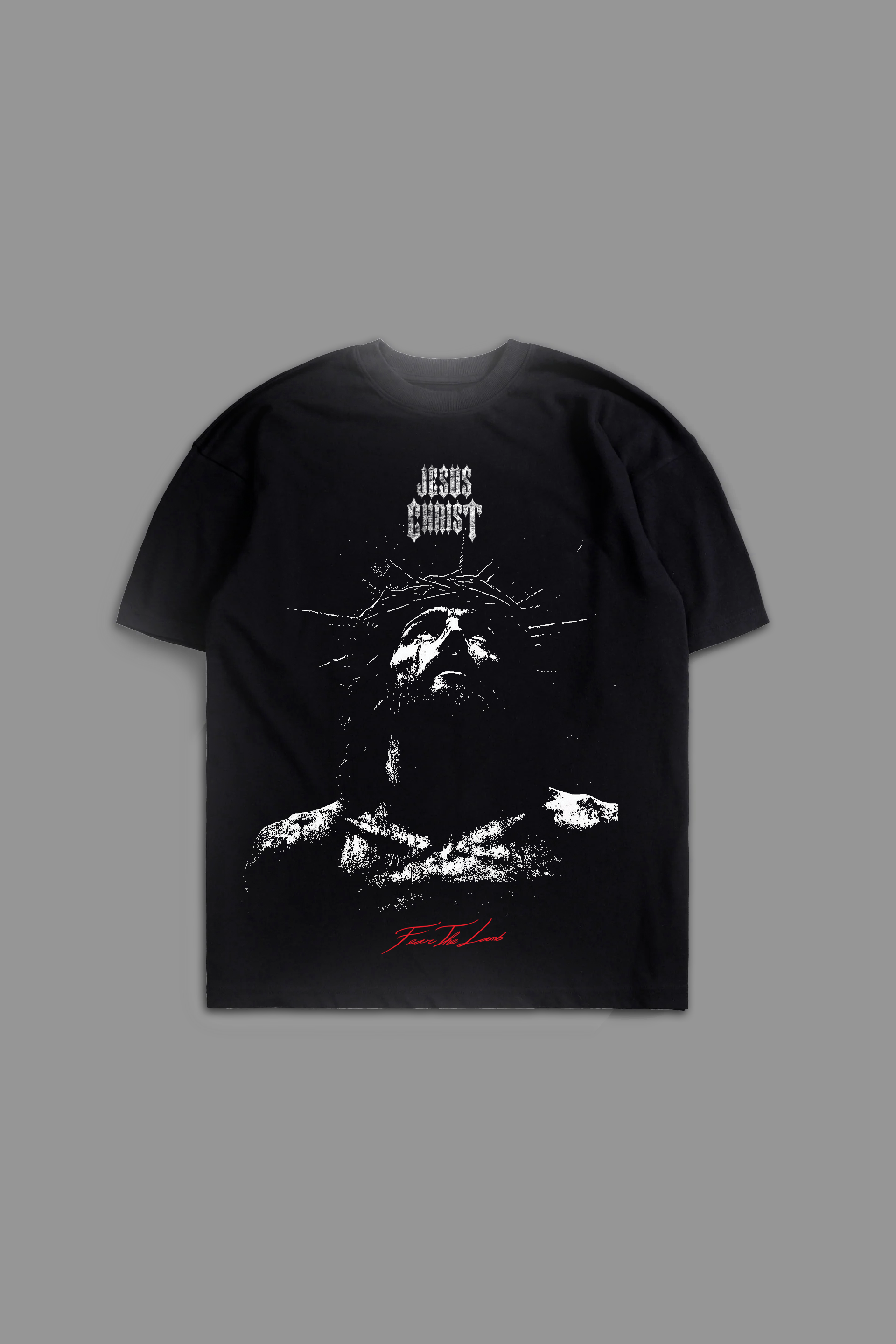 Jesus x Olympia "Faded" Tee in Black