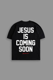 Jesus is Coming Soon "PREMIUM" Tee in Black