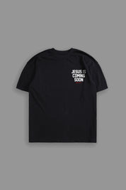 Jesus is Coming Soon "PREMIUM" Tee in Black