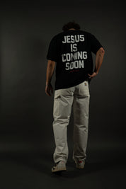 Jesus is Coming Soon "PREMIUM" Tee in Black