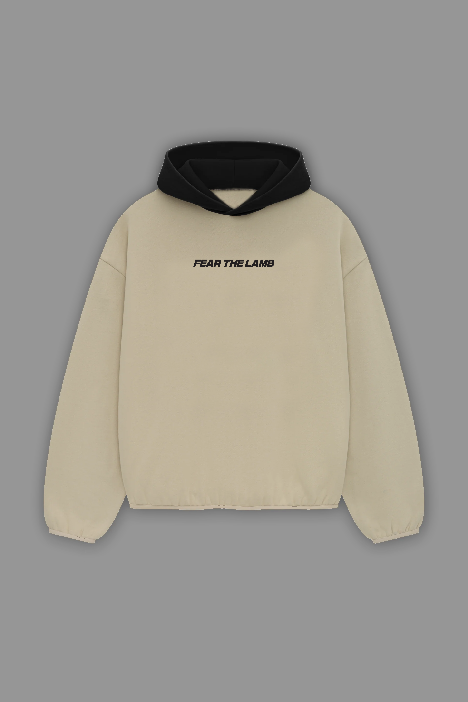 Jesus is King "Premium" Sweatshirt in Two Tone Cream