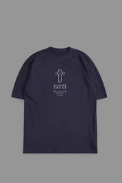 Jesus Saves "Premium" Tee in Navy