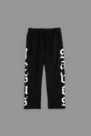 Jesus Saves "Faded" Sweats in Black
