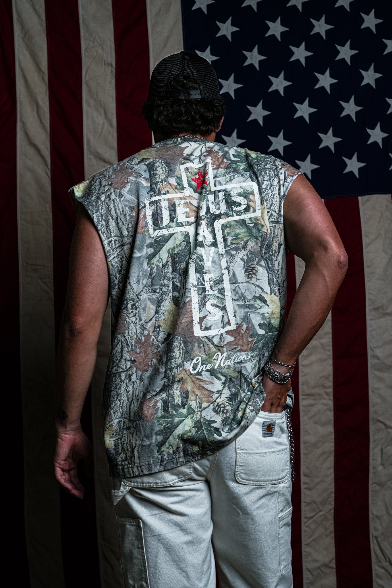 Jesus Saves "Samson Cut" Tee in Forrest